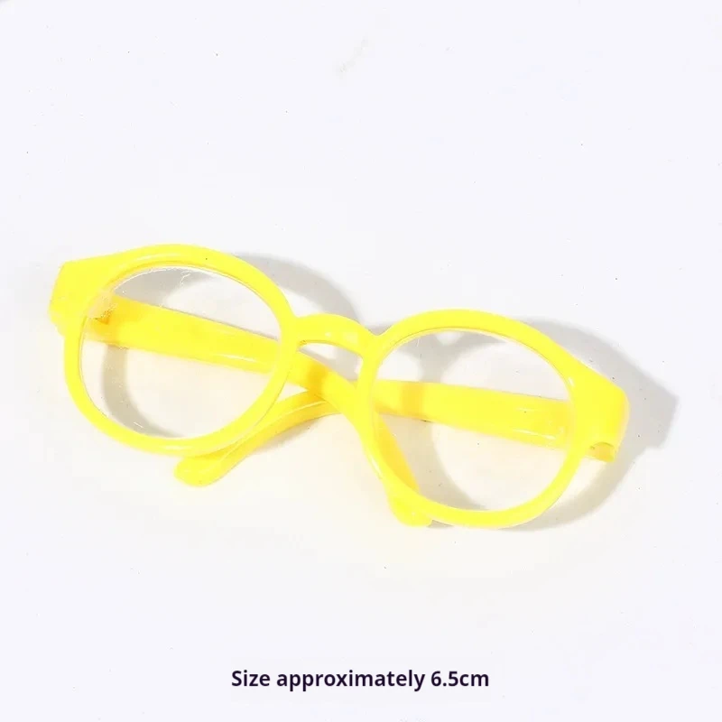 Suitable For 15-17 Cm Ropa Labubu Doll Accessories Cute Dressing Accessories Sunglasses Creative Colored Cream Glasses Matching