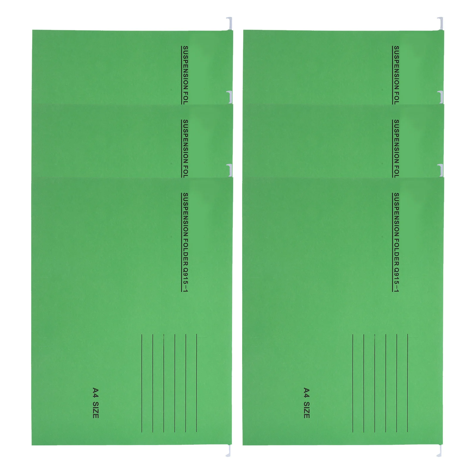 6pcs Hanging File Folders A4 Multi Tier Document Organizer For Office Bills Receipts Storage Filing Cabinet Use Portable File