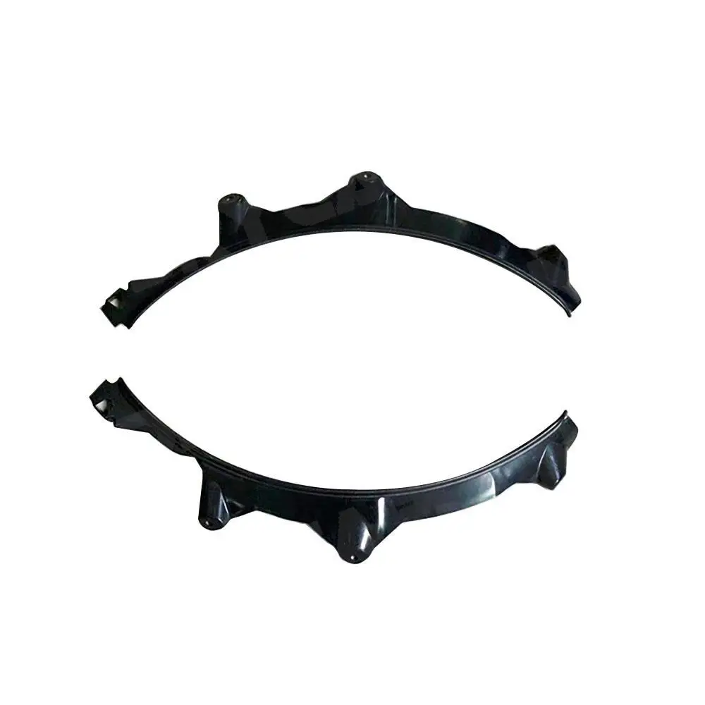PP Black Car Rear Wheel Arches Fender Flares Mudguards Trims for BMW 5 Series G30 G38 2017+ Back Wheel Eyebrows Guards - view 2