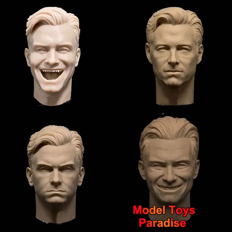 

Unpainted DIY 1/6 Men Soldier The Homelander White Model Head The Boys Supervillain Head carving Fit 12inch Action Figure Body
