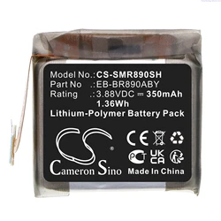 CS 3.88V 350mAh Smartwatch Battery EB-BR890ABY EB-BR870ABY for Samsung SM-R890 R870 R875 R895 R895U, Galaxy Watch4 Classic 46mm