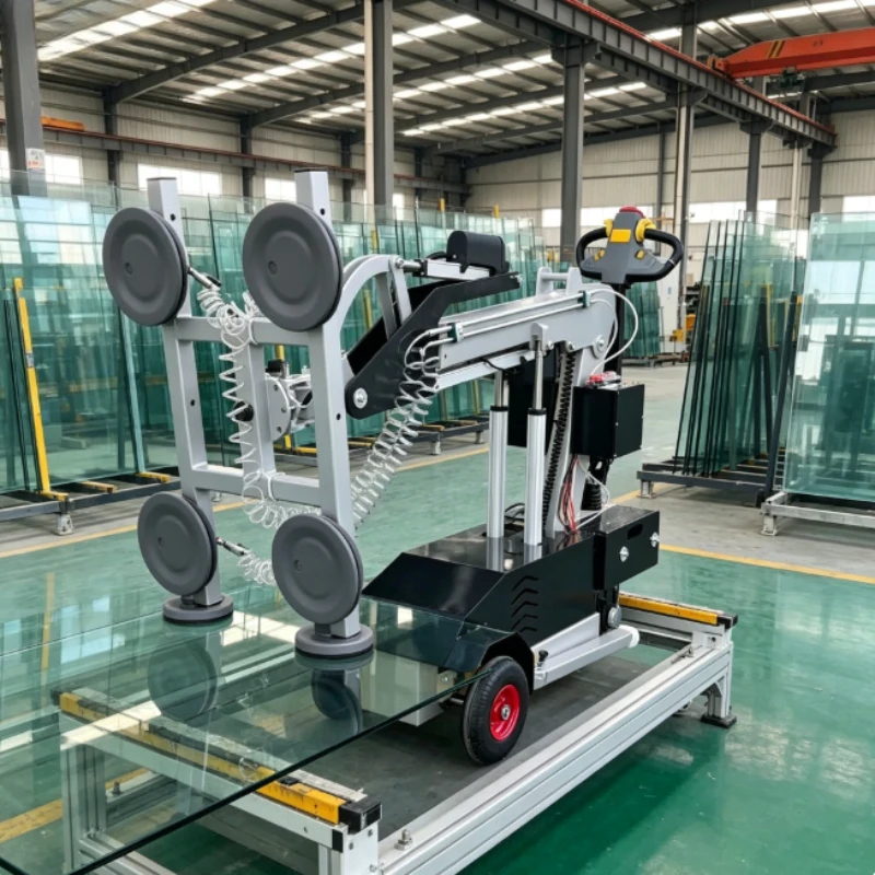 800kg Outdoor All Terrain Robot Electric Suction Cup Glass Vacuum Lifter Glass Installation Robot Glass Vacuum Robot Lifter