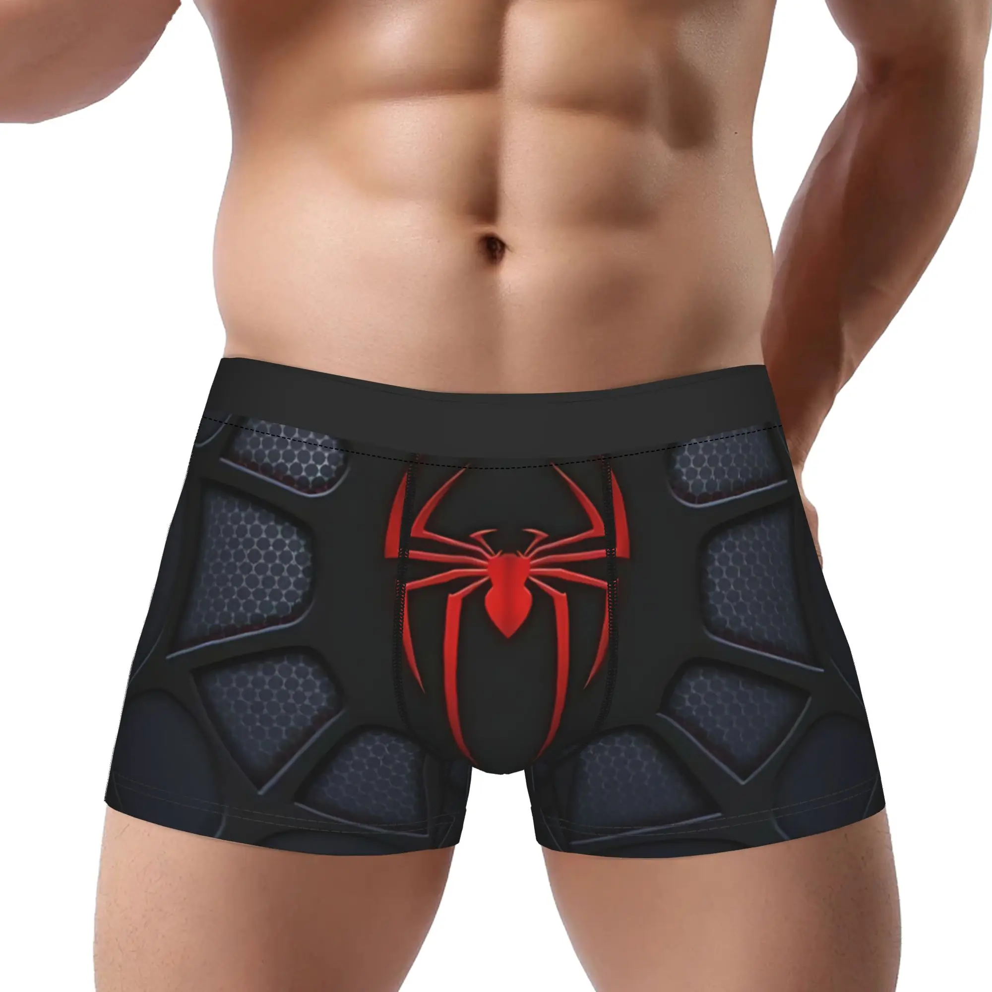 

Marvel Marvel Cinematic Universe boxers SpiderMan Underpants Homme Panties Male Underwear Print Shorts Boxer Briefs