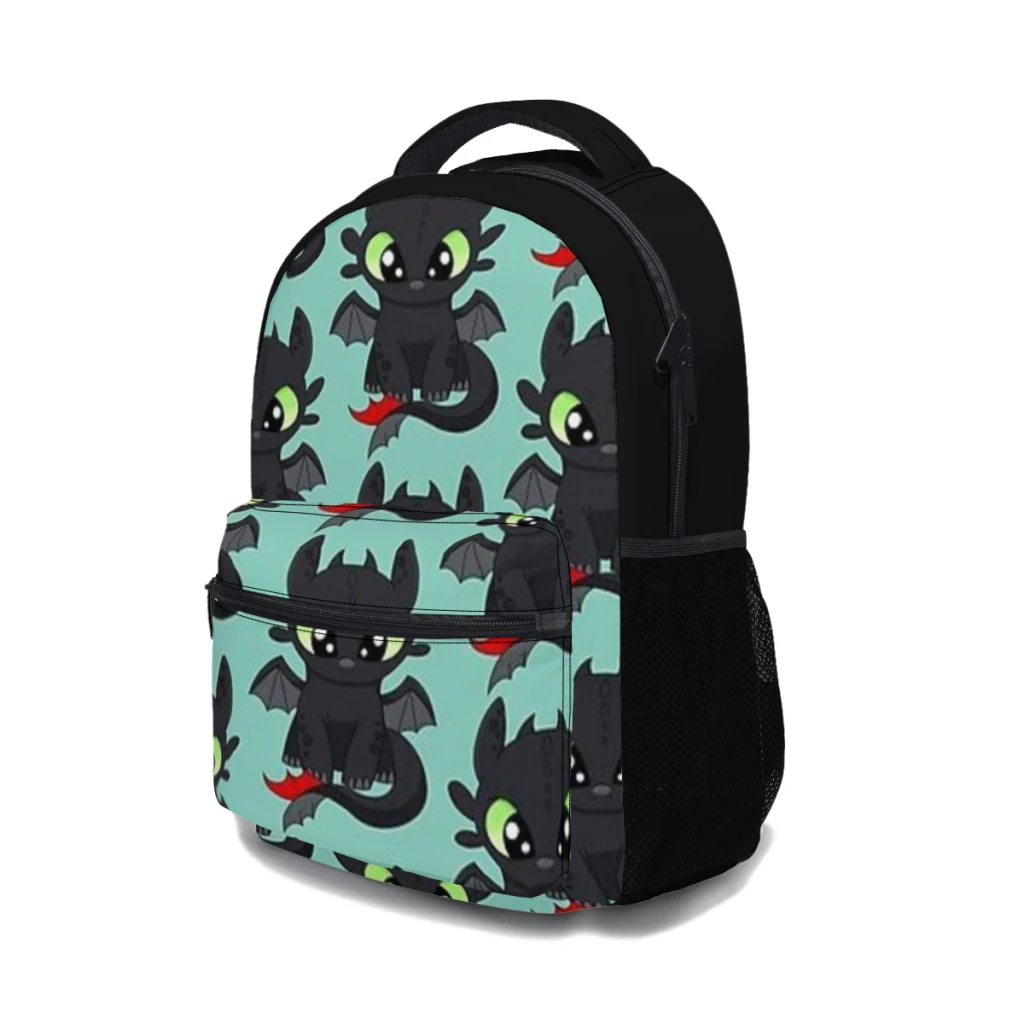 Baby Dragon kids-mochila lavable e impermeable para ordenador, bolsa versátil de gran capacidad, sin dientes, Unisex