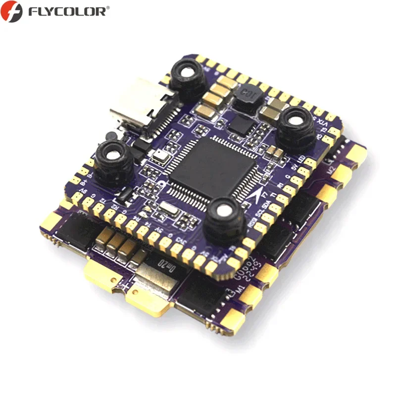SkyDElFlycolor Raptor 5 Mini-Tower F7 MINI Flight Controller 60A 4-IN-1 ESC 3-6S ARM 32-bit Cortex MCU STM32G0 For FPV Drone