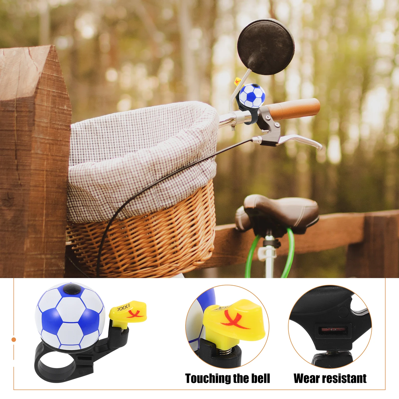 

Bike For Mountain Road Bikes Loud Warning Bell Durable Compact Outdoor Cycling Accessory Adults Professional Handlebar Bell