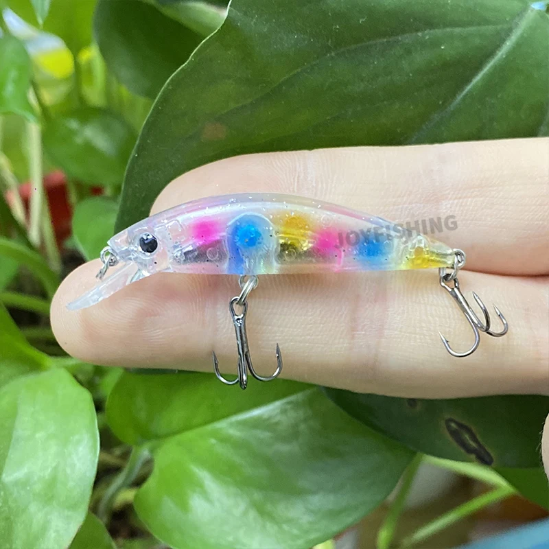 50mm 6g Sinking Mini Minnow Lure Casting Wobbler Carp Fishing Trout Bass Pike Fish Lure Pesca Artificial Bait 9154