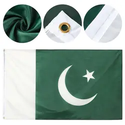 90*150CM/3 x 5 FT Pakistan Flag Bunting Banner Outdoor Indoor Decor Festive Articles Party Supplies