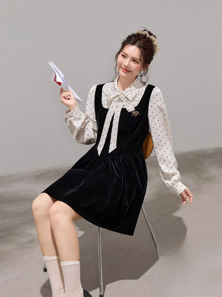 

Осенне-зимняя вельветовая юбка больших размеров с поясом, высокой талией, А-силуэта, для полных женщин, повседневная, стройнящая, винтажная, элегантная