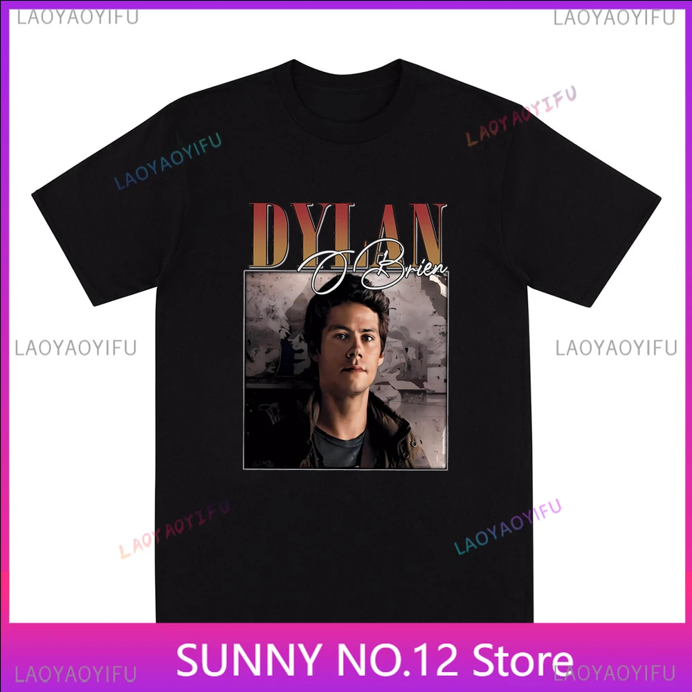 Dylan O Brien Shirt Vintage 90 Grapic Tee Teen Wolf Inspired T-shirt Dylan Obrien Homage Scary Thoma Top Popular shirt Bootleg