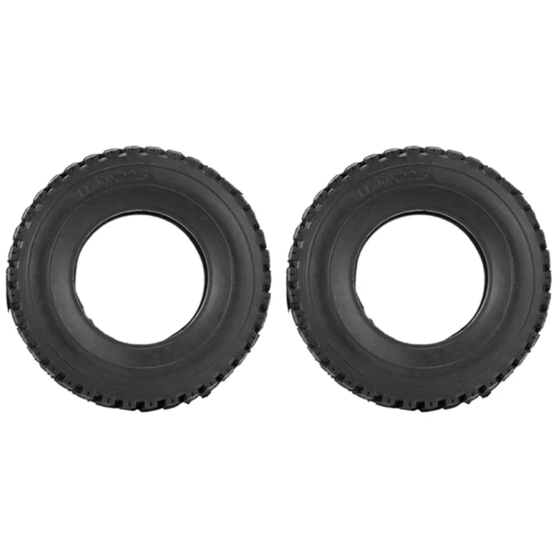 2Pcs 19mm Hard Rubber Tires for 1/14 Tamiya RC Semi Tractor Truck Tipper MAN King Hauler ACTROS SCANIA Upgrades