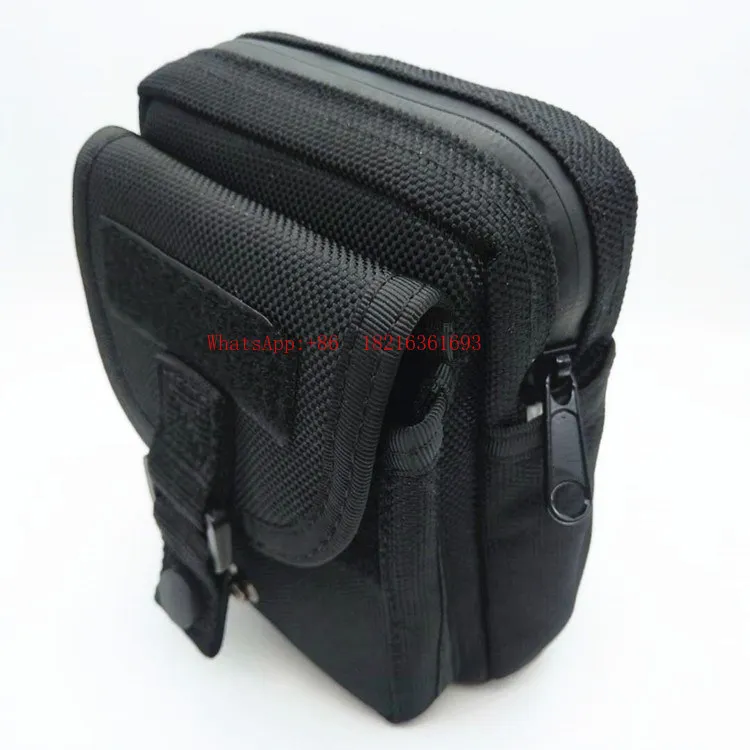 Black Work Bag, Eight-piece Set, Belt, Waist Hanging, Service Document Bag, First Aid Kit.
