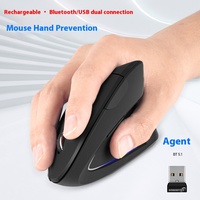 Ergonomic Vertical Mouse 2.4g Wireless Computer Gaming Mice Usb Optical Dpi Mouse Right Left Hand For Laptop Pc Desktop Computer