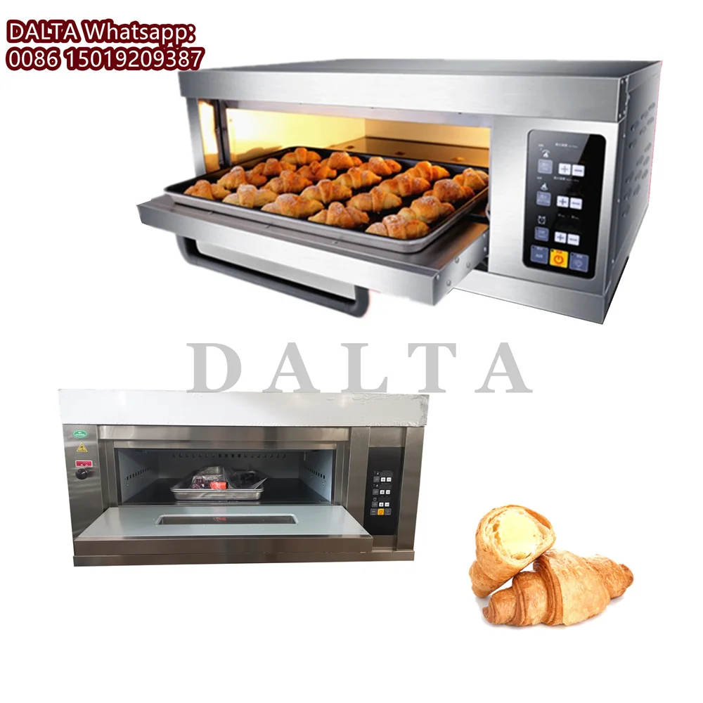 Commercial Bakery Equipment Bread Oven Bakery Electric Oven Baking Machine Single Double Three Deck Type Option