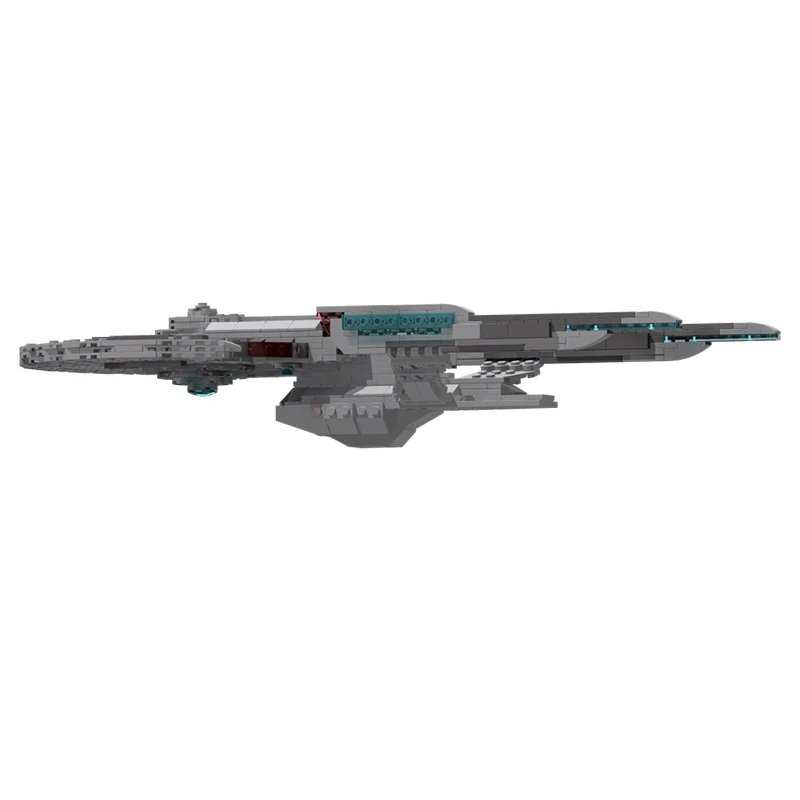 719pcs MOC Constitution III Neo Class USS Starship G Smooth Space Galaxy SciFi Model Building Blocks Construction Kit Toy Gift