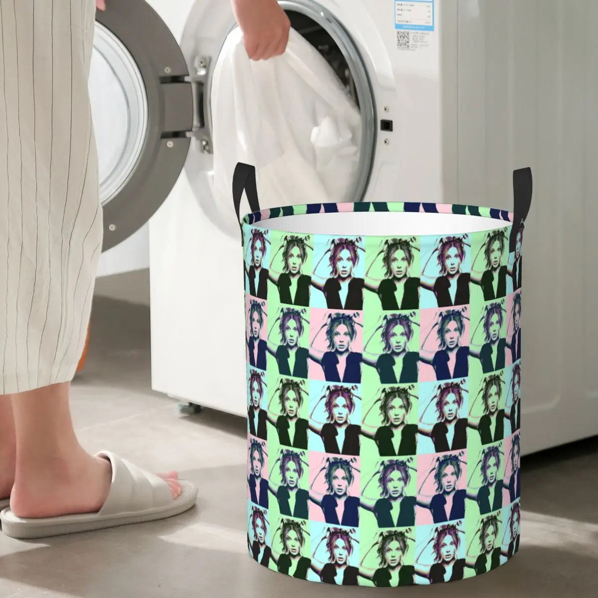 millie-bobby-brown-pop-art-cestos-de-lavanderia-dobraveis-roupas-sujas-cesto-de-armazenamento-de-artigos-diversos-cesto-organizador-para-casa