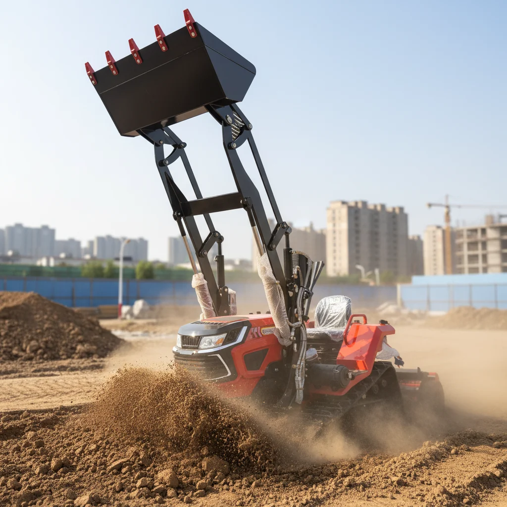 

Hot Sale New 80HP Crawler Tractor For Sale Hydraulic Excavation Equipment With Quick Hitch Attachment