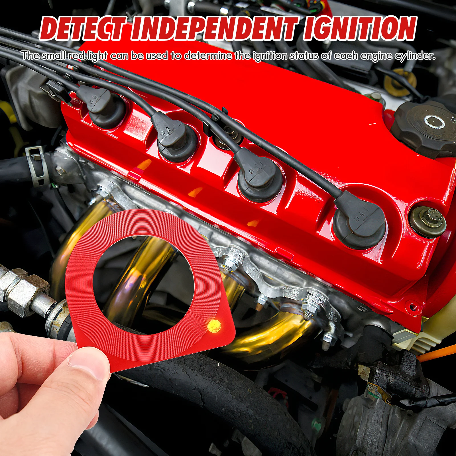 

2Pcs Car Key Ecu Induction Test Coil ABS LED Vehicle Ecu Diagnostic Portable Automotive -