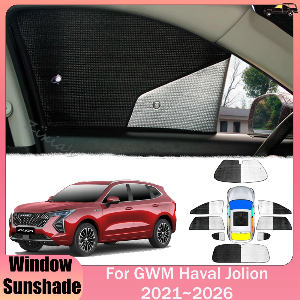For GWM Haval Jolion 2021~2026 2025 Car Windows Aluminum Foil Sunshade Skylight Windshield Sun Shade Protect Parasol Accessories