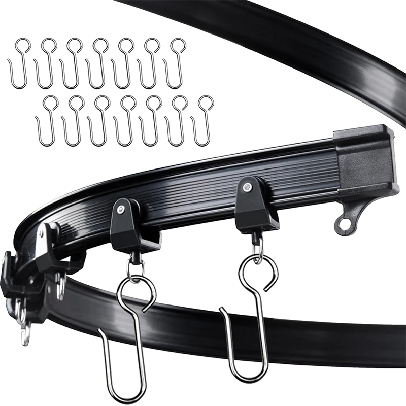 1pc Flexible Bendable Ceiling Curtain Track, Ceiling Mount for Curtain Rail with Track Curtain System, Room Divider
