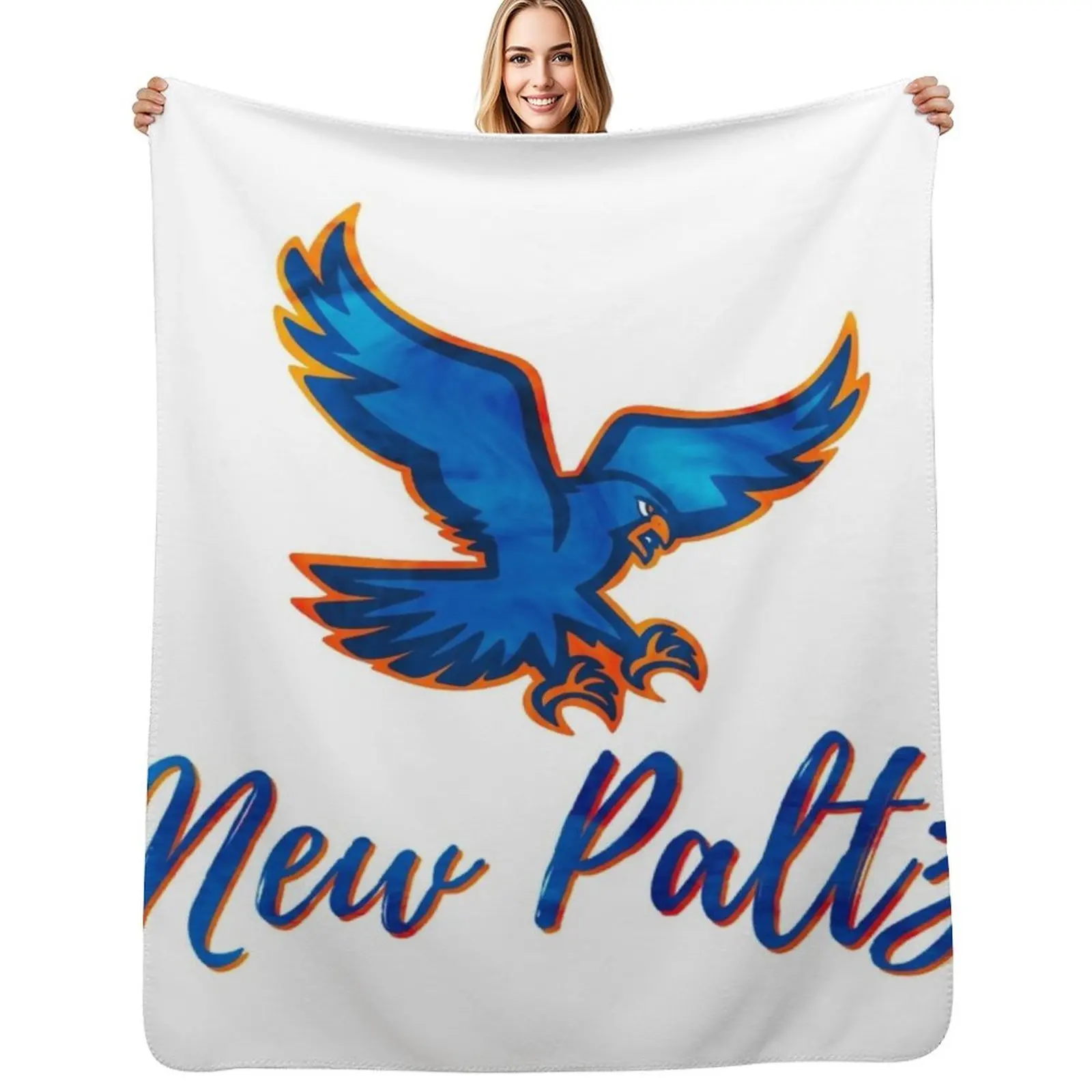 SUNY New Paltz (2) Throw Blanket Plush Fuzzy Cozy Blanket for Couch Sofa