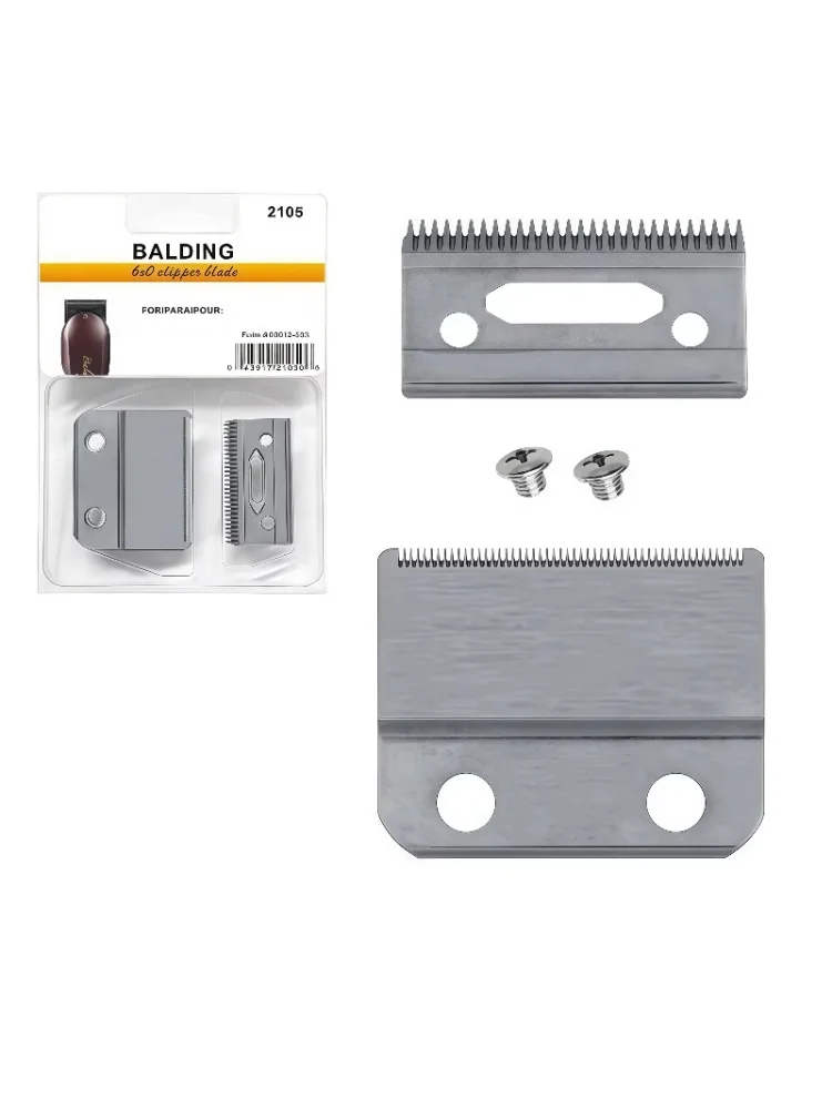 Lame professionnelle 6X0 2105 adaptée aux tondeuses à cheveux de la série 8110, tête d'accessoires de remplacement