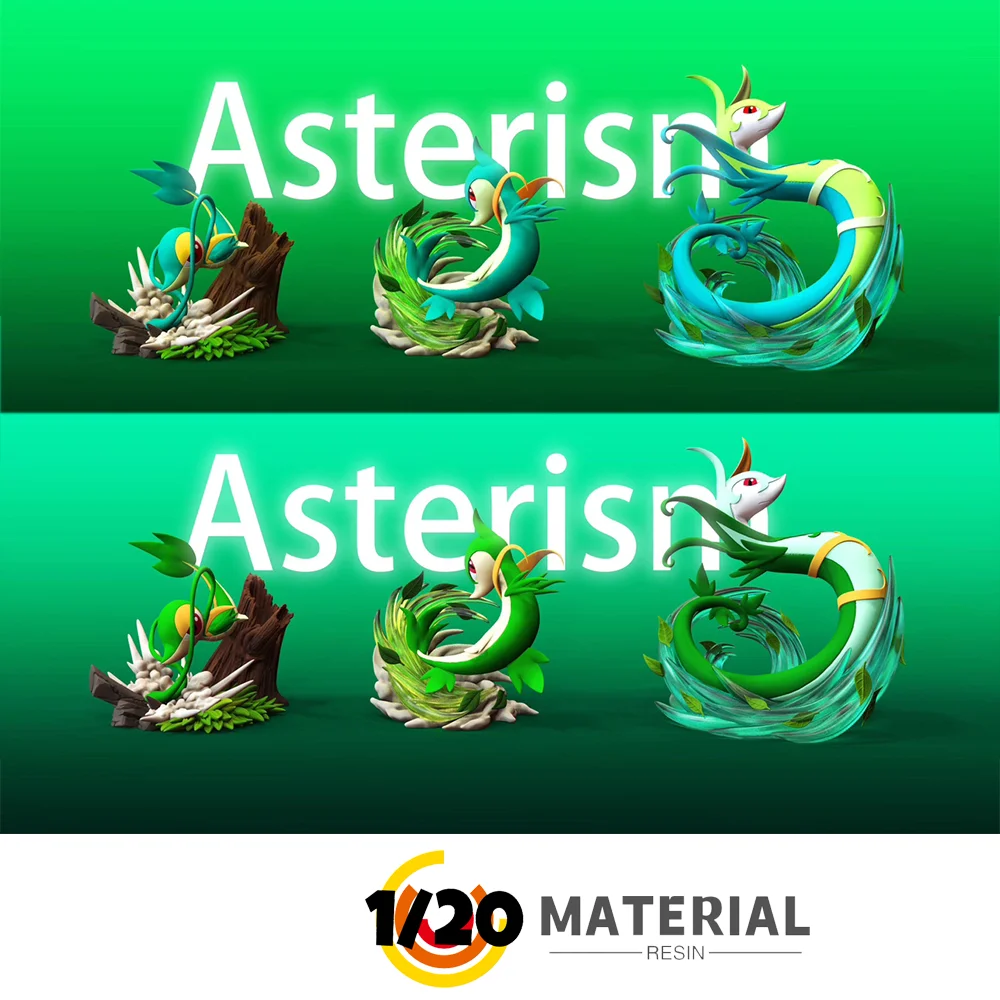 [PREORDER] 1/20 Resin Figure [ASTERISM] - Snivy & Servine & Serperior