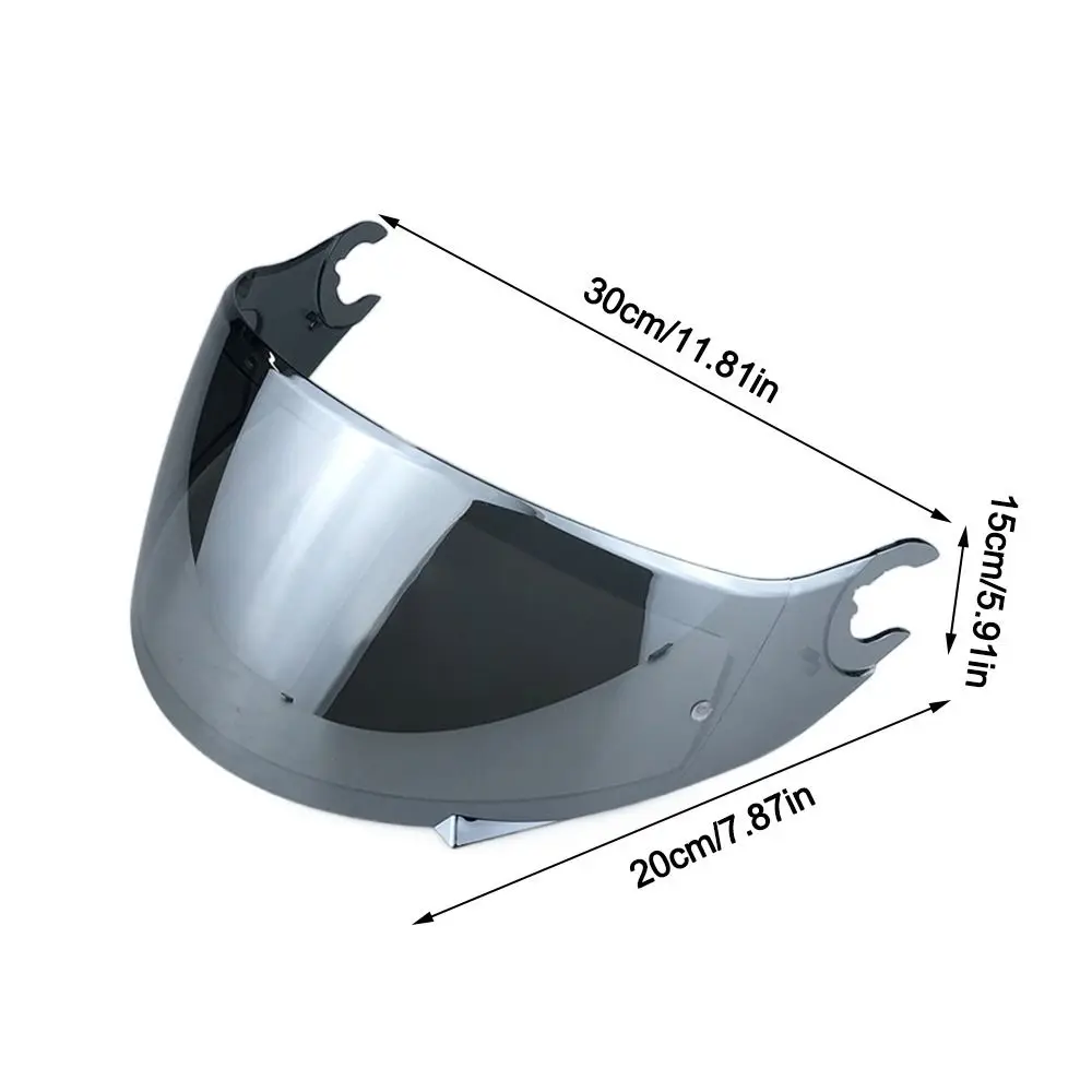 Neu für SHARK D Skwal D-Skwal 2 Spartan Helm Visier Full Face Ersatz Helm Objektiv Visier Zubehör Capacete Windschutzscheibe – Detail 1