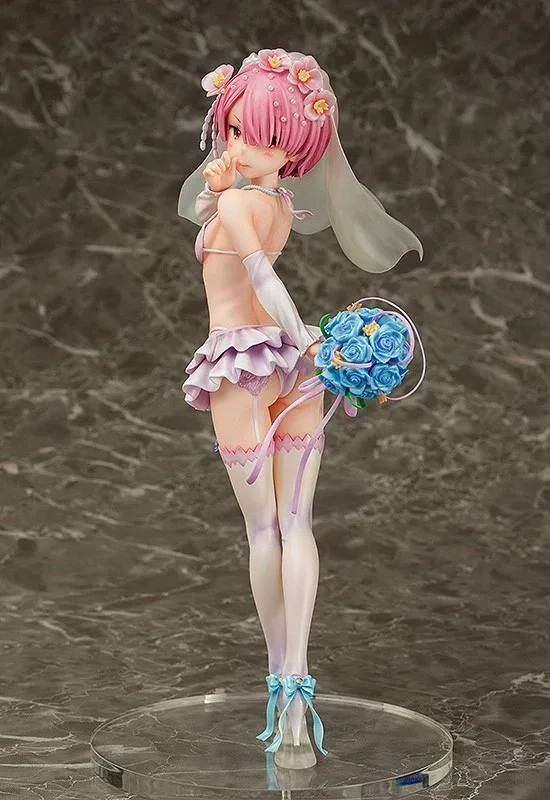 In Stock Phat! GSC Re Zero Starting Life In Another World Ram Wedding 1/7 Scale Figure Toy Model Collection