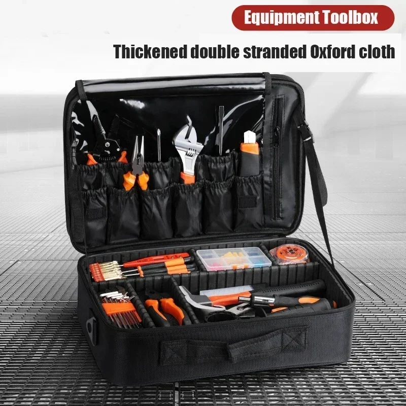 Wear Organizer Large Box Bag Oxford Portable Toolbox Capacity 1680 Resistance Tools Cloth Parts Multifunctional Empty Suitcase