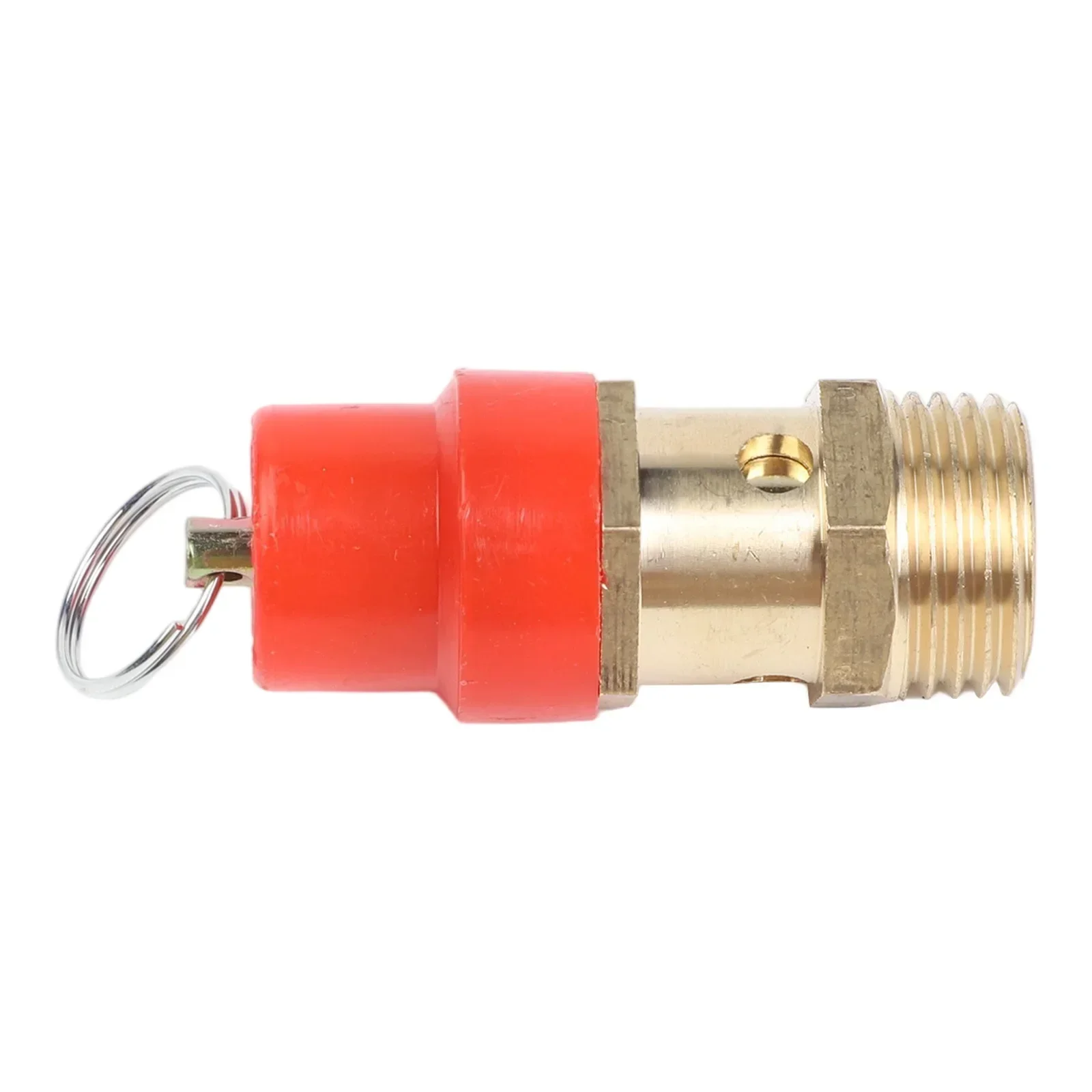 Air Compressor Safety Relief Valve with Brass Construction and For BSP Thread for Pressure Release Applications