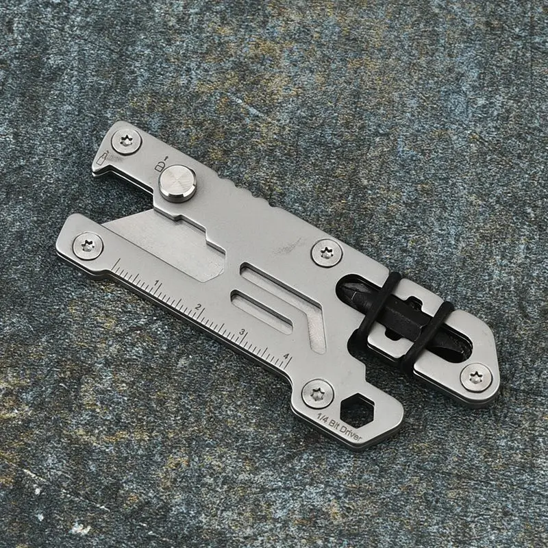 12 in 1 Folding Utility Knife EDC Mini Multi-Tools Pocket Scissor Portable Outdoor Survival Multitools Bottle Opener Screwdriver