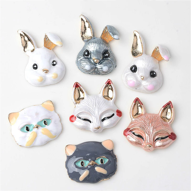 5Ps/lot Good Lovely Animal Metal 18mm Snap Buttons for Diy  Jewelry Accessories Bracelet For women girls