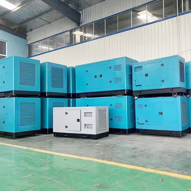 Commercial silent generator set 80kw 100kva diesel dynamo genset sealed box structure weather resistant outdoor generator set