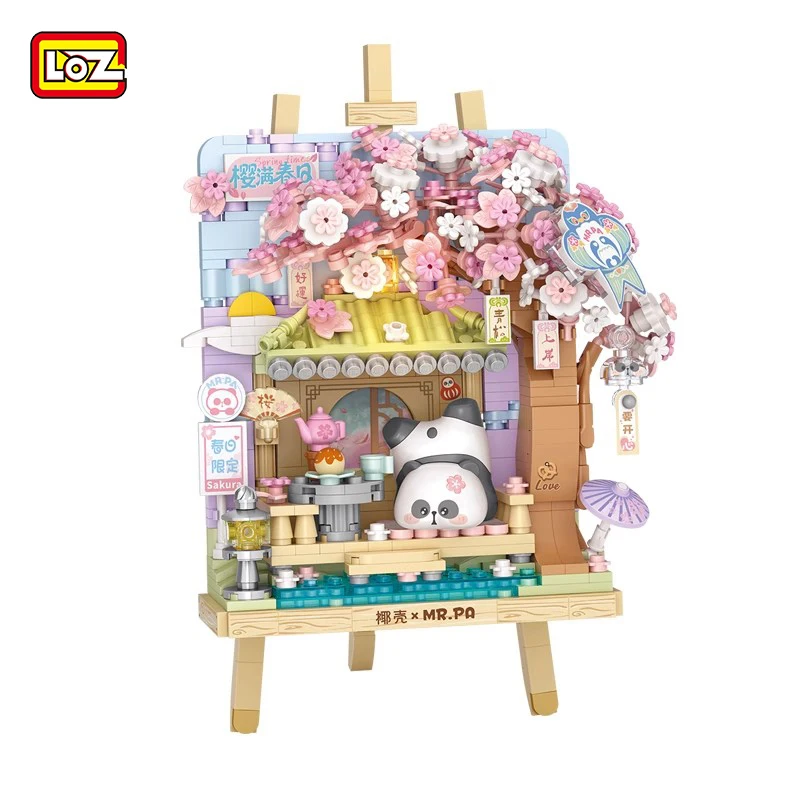 جديد لوز بنة الباندا الأصلية أربعة مواسم ثلاثية الأبعاد رسم تجميع صغير لغز نموذج الديكور لعب الأطفال هدية الفتاة #6