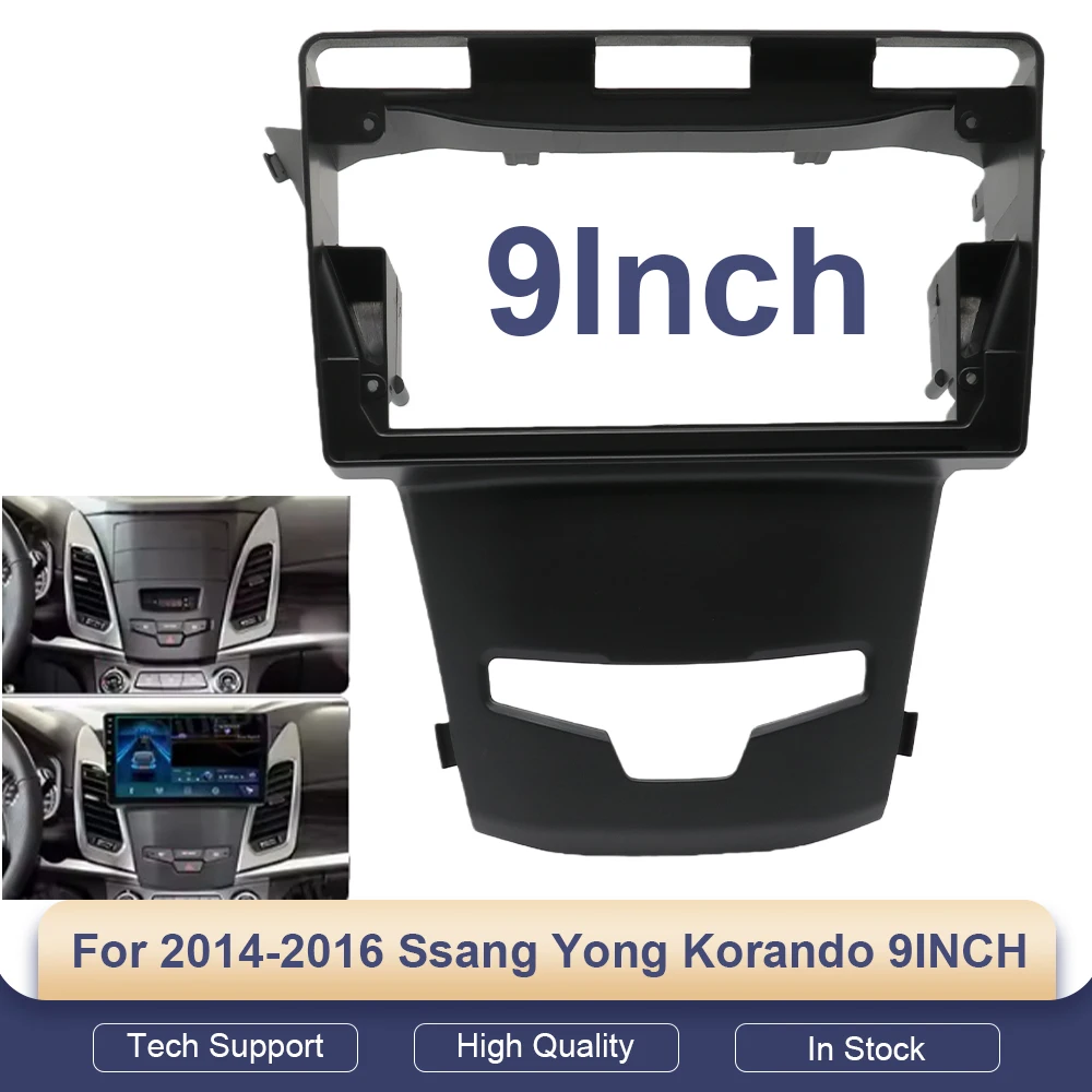 

For 2014-2016 Ssang Yong Korando 9INCH CD DVD Radio Android Harness Screens Accessories Navigation Dashboard Cables Canbus Frame