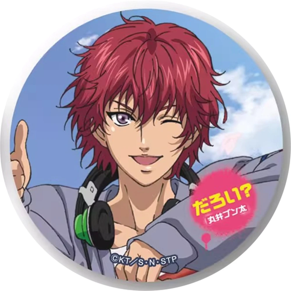 58mm Anime Nowy Książę Tenisa Ryoma Echizen Kikumaru Eiji Kaidoh Kaoru Cosplay KOSTIUM Odznaka Przypinka SPTE Broszka z Blachy ﻿   Rekwizyt
