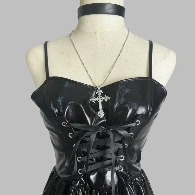 Misa Amane Death Note costumi cosplay similpelle abito sexy collana maniche in pizzo calze uniformi da donna abiti anime