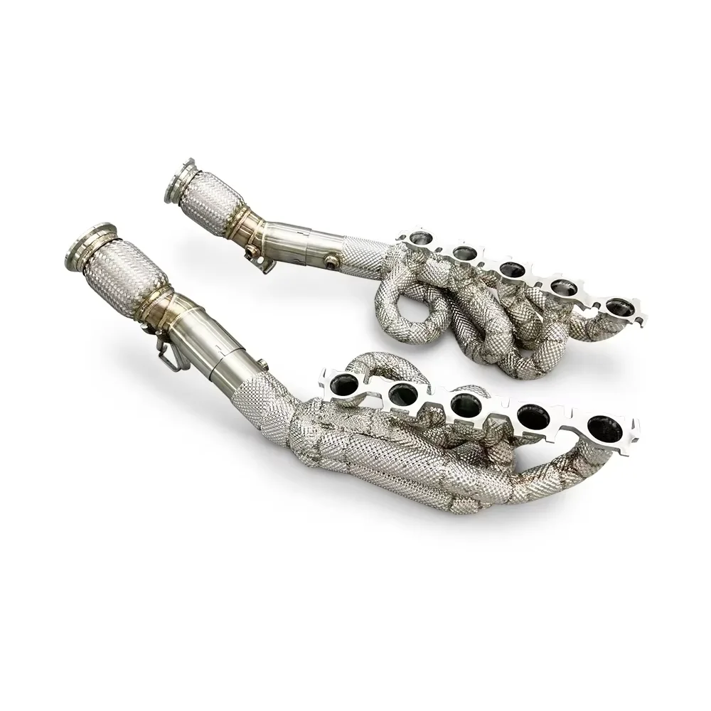 

Stainless Steel Exhaust Manifold For Lamborghini Huracan LP580/LP610 5.2L 2014 Exhaust System Downspout