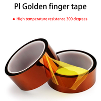 33M Polyimide tape Gold Finger Tape for FPC/PCB Repair - High-Temperature Resistant, Tear-Proof  3mm-50mm Width Kapton Tape