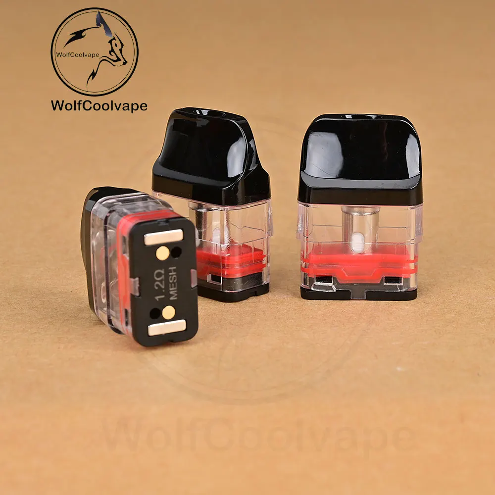 10Pcs Pod Empty Replacement Cartridge 2ml/3ml Top Fill 0.6/0.8ohm Mesh Coil for XROS V1/2/3/4/5 Nano/Mini/Cube Pods view 2
