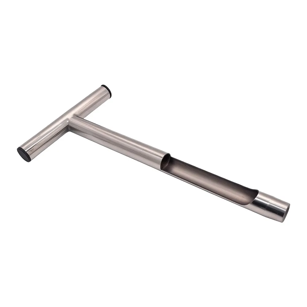 For T Shape Soil Sampler Steel Turf Analyzer For Golf Course Maintenance Dry Wetness Testing Tool Accurate Core Extraction