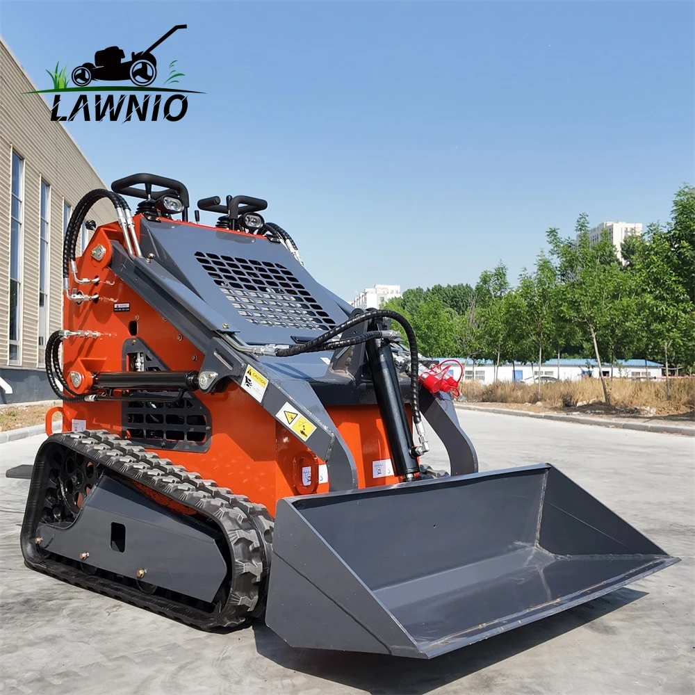 New Model Skid Steer Loader  Optional Three-Pump Three-Valve Hydraulic System Stable Travel for Farm Work Skid Steer