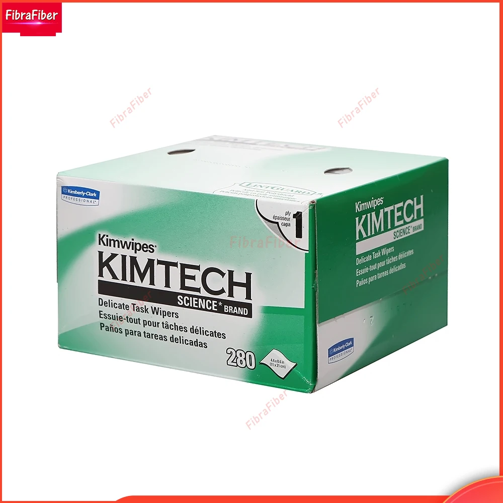 KIMTECH Kimwipes Fiber cleaning paper kimperly wipes Optical fiber wiping paper USA Import Free shipping