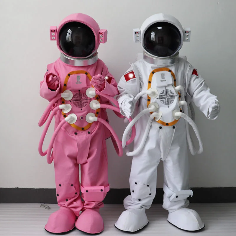Halloween Spaceman Cosplay Costume Astronaut Cos Suit With Helmet Adult Inflatable Children's Day Photography Photo For Family