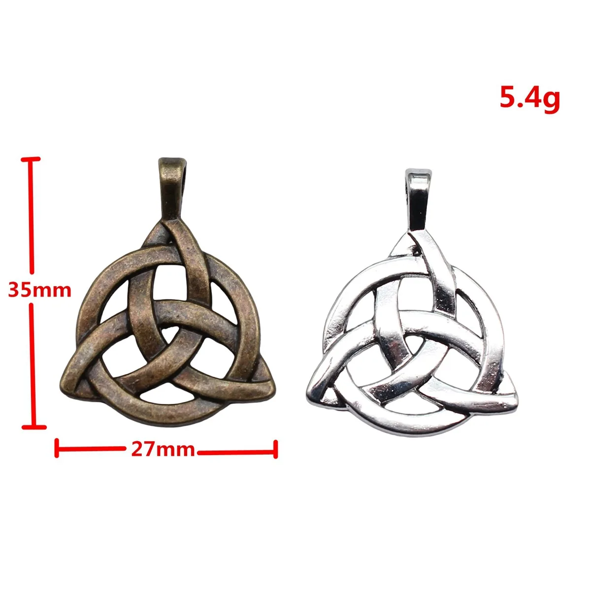 Vintage Celtic Knot Amulet Charms Triquetra Triskele Tree Of Life Protection Talisman Pendants Jewelry For Jewelry