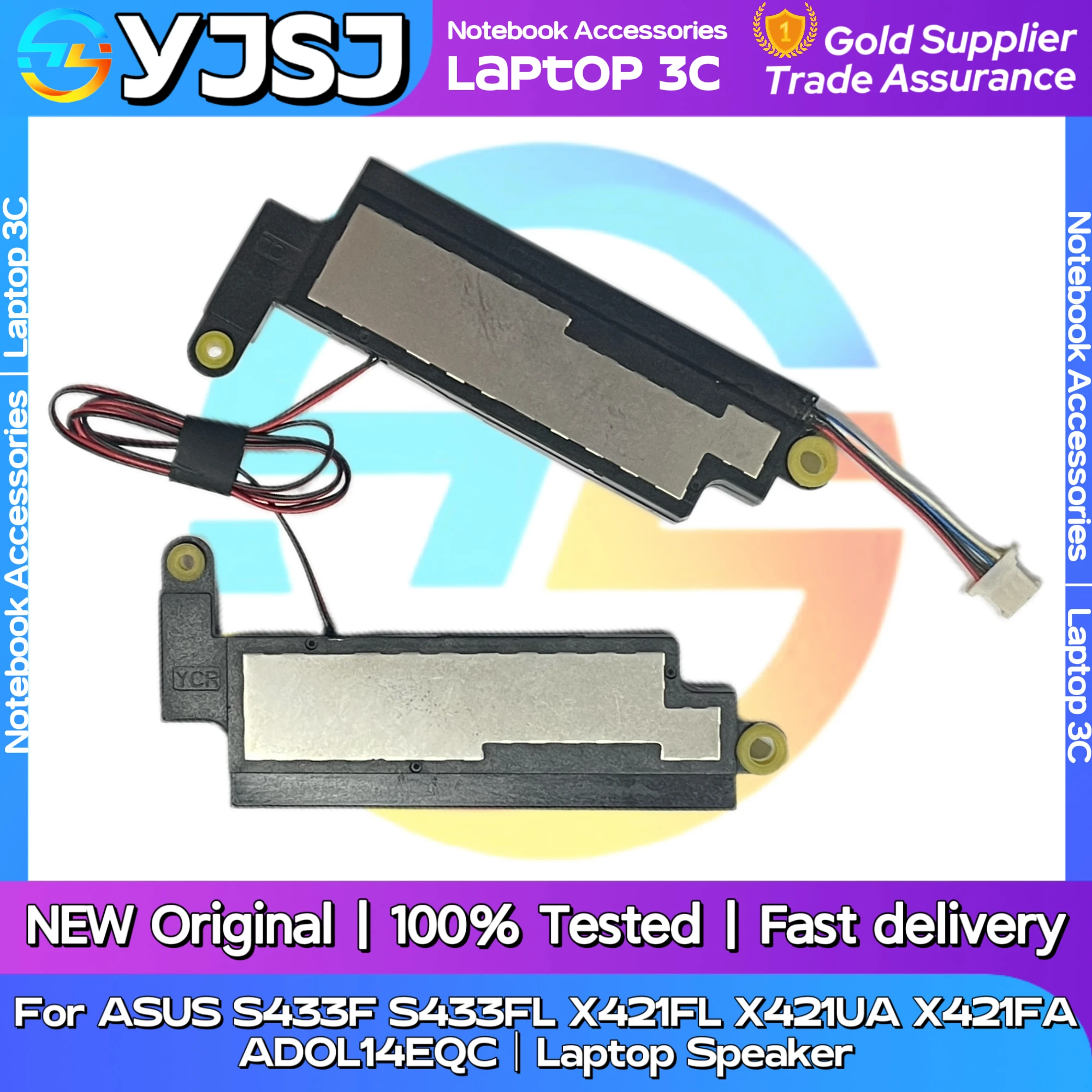 New GENUINE Original Laptop Speaker For ASUS X421 X421FL X421UA X421FA S433F S433FL ADOL14EQC built-in speaker horn audio