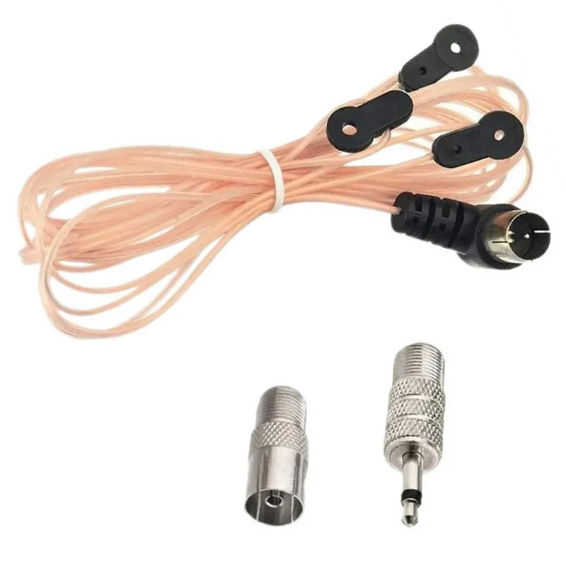 AB56-For Radio Speakers FM Amplifier Radio Antenna Home Use Transparent AM Signal Receiver Cable