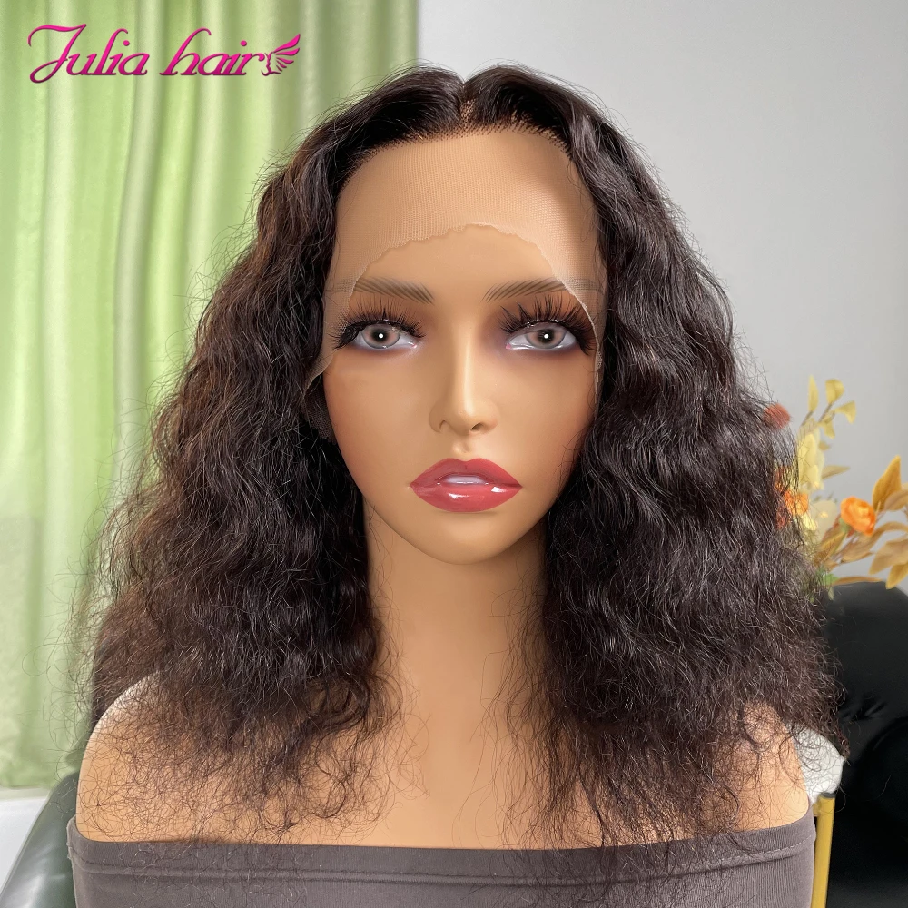 

Julia Hair Glueless T Part Bob Wig 12inch Brazilian Natural Body Wave Lace Wig Pre Plucked Human Hair Bob Cut Wig For Women