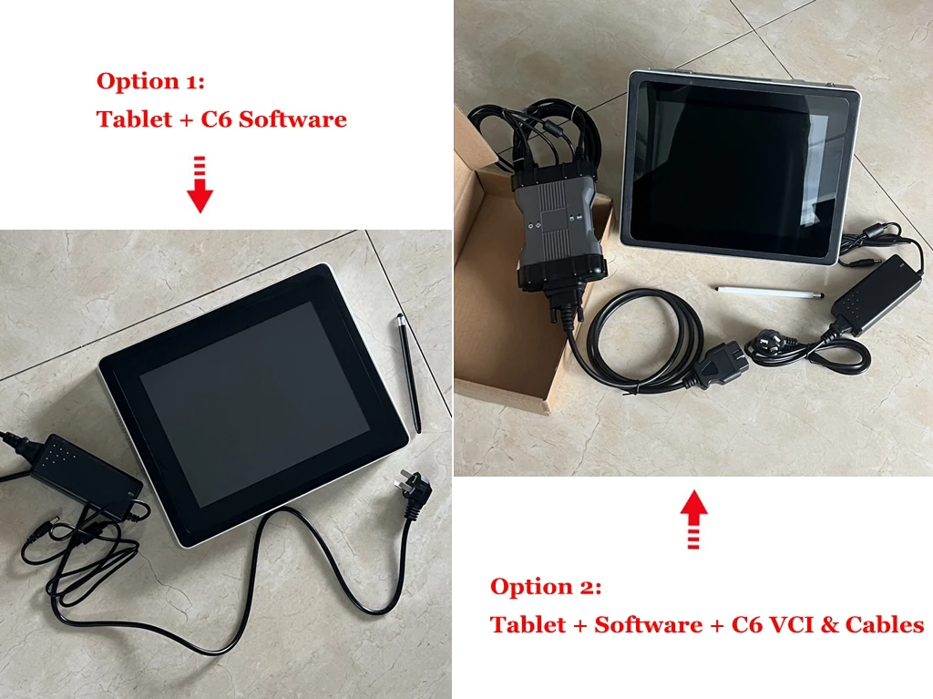 Professional Diagnosis Tool for Mercedes MB Star C6 VCI DoIP with Newest Software 512GB SSD in RC007 Laptop
